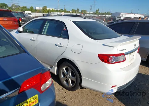 2012 Toyota Corolla S from USA, damaged, VIN 2T1BU4EEXCC912069